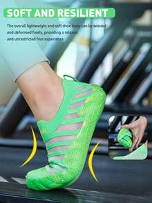 TOLLN 1 Pair Men's Soft Bottom Breathable Fitness Gym Treadmill Shoes