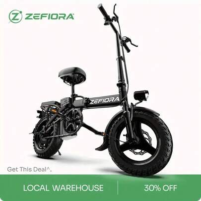 Adult Electric Bicycle 740W Lightweight Foldable Electric Bike Top Speed 20 MPH 45mile Long Range Level 1 Pedal Assist 48V/54.6V Removable Battery Electric Bike 8A-20AH Battery Optional Load Capacity 385 Lbs -free Shipping From Local Warehouse