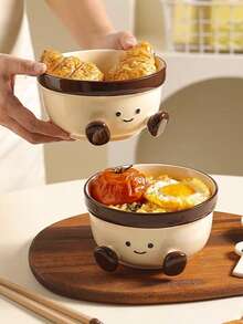 1 chiếc bát sứ nhỏ xinh có chân đế, thích hợp dùng làm bát súp, bát salad trái cây, bát mì ramen, bát phục vụ tại nhà hàng, khách sạn, quán cà phê. - Nhiều màu - Xem 1
