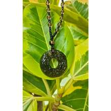 Collar ajustable pulgadas vidrio empoderamiento protección mujeres hombres collares bohemios moda lindos regalos joyería mejores amigos - Colgante de hebilla de paz - Ver 4