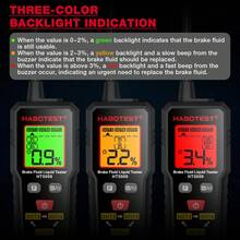 HT5009 Brake Fluid Tester With Flexible Probe Audio Visual Alarm Digital Auto Brake Liquid Oil Tester For DOT3 DOT4 DOT5.1 - Black - View 8