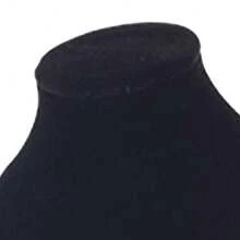 CYPNZJchao Elegante Soporte de Madera para Exhibición de Collares con Tela de Pelusa Negra Busto de maniquí de Cadena de Joyería para Organizar y Exhibir para Hogar Tienda FeriaFashion - 219747190 - Ver 6