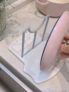 1个多功能厨房用具架，锅盖和汤勺架，台面收纳架 - 彩色 - 查看 11