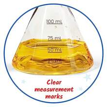 CYPNhand2mind Learning Resources - Juego de frascos de medición de Ciencia para Principiantes a Partir de 3 añosFashion - como en la foto - Ver 4