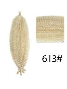 African Marley Braid Giant Handmade Faux Locs Crochet Curly Dreadlocks Fluffy Braids African Style Synthetic Wig - Multicolor - View 10