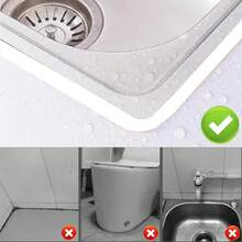 PVC Self-Adhesive Sealing Tape, Bathroom Edging, Heavy Duty Caulk Tape, Kitchen Sink Caulk, Sealing Strip - Multicolor - View 6