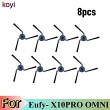 Compatible With Eufy X10 Pro Omni: Reusable Mop Pads + T Angle-Free Roller Brush + HEPA Filters Set - Multicolor - View 11