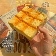 Squishable Soft Butter Toast Bread Stress Relief Toy, Squeeze To Relieve Stress And Anxiety, Great Gift For Birthday, Holiday, And Special Occasions - Multicolor - View 10