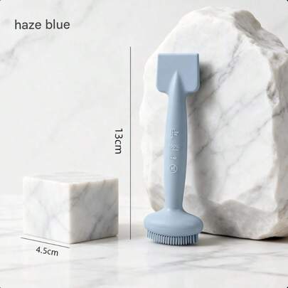 1-10pcs Portable Silicone Facial Mask Brush, Double-Ended Design, Dedicated Tool For Applying And Cleansing Mud Masks