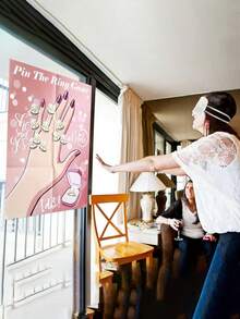 Trò chơi tiệc chia tay độc thân trước đám cưới, trò chơi Ghim nhẫn lên cô dâu, trò chơi Ghim nhẫn cho tiệc chia tay độc thân trước đám cưới và lễ đính hôn. - Nhiều màu - Xem 7
