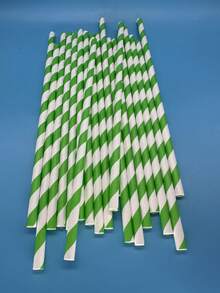 25pcs/100pcs Multicolor Mixed Red Color Paper Straws, Disposable Paper Straws With Various Patterns, 100pcs Set, Suitable For Holidays, Parties, Wedding, Anniversary, Decorative Straws For Beverages Like Milk Tea, Coffee, Juice