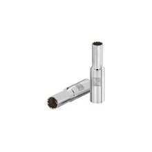 2-Piece Kit - 5/16" 12-Point Long Socket, 1/2" Drive, Truper - Silver - View 5