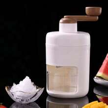 Mini Maquina Trituradora de Hielo Manual - Blanco - Ver 3