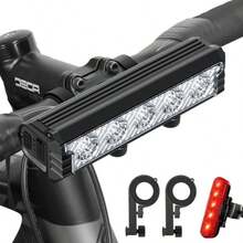 Luces para bicicleta, luz calida y fria para manubrio de bicicleta, luz para iluminar el camino - Grande - Ver 1