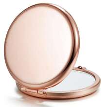 Compact Mirror Bulk, Pack Of 6 Double-Sided 1X/2X Magnifying Metal  Mirrors(Round, Rose Gold),39799249 - Rose Gold - View 1