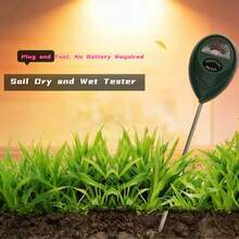 1个土壤湿度计，适用于园艺、温室、花卉、果园，也可用于室内植物土壤湿度测量，适用于室内和室外植物。 - 彩色 - 查看 2