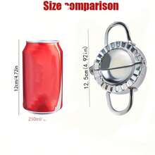 Molde para empanadillas de acero inoxidable - Prensa fácil para envolver y cortar para hacer empanadillas, tartas y pasteles perfectos - Herramienta de cocina esencial - Multicolor - Ver 4