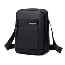 CYPNBolso bandolera cruzado para hombre pequeño 3L resistente al agua con múltiples bolsillos compatible con iPad Mini de hasta 8.3" para celular oficina y uso casual color negro.Fashion - 219839877 - Ver 2