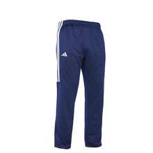 Adidas 阿迪达斯跆拳道运动直筒裤，宽松版型，跆拳道训练裤，百搭休闲运动裤 - 藍色 - 查看 1