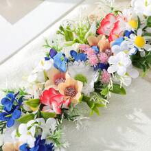 1件新娘人造向日葵花冠头饰，适合婚礼、旅行、拍照