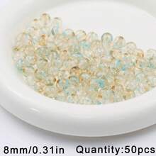 50颗彩色半透明亚克力珠，带孔珠，适用于DIY珠宝制作、工艺品制作、友谊礼物、家居装饰 - diy - 查看 10