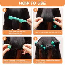 YQQ 50 Pcs 1 Inch Perm Rod Set For Nature Hair Cold Wave Rods For Short Hair Hair Curling Rollers Heatless Perming With Pintail Comb2179 - 1 inch - Xem 3