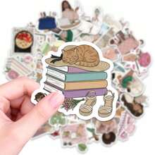 Girls Scrapbooking Supplies Kit - 56 Pcs Waterproof PVC Stickers & Alphabet Letters For Junk Journal, Bullet Journal, Decoration For Phone Case, Luggage, Laptop - Multicolor - View 2
