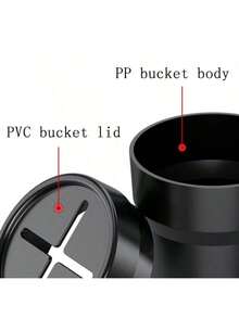 1pc Car Coin Storage Box, Multi-Functional Compact Car Mini Garbage Can With Lid, Desktop Organizer And Ashtray, All-In-One Storage Box, Car Cup Holder Tray, Vehicle Interior Trash And Coin Tray, Space-Saving Console Accessory For Car, Perfect For Coin Collection, Small Trash, Trash-Driving, Travel Companion, Auto Interior Organization, Everyday Car Workspace Upgrade - Upgraded Version - View 7