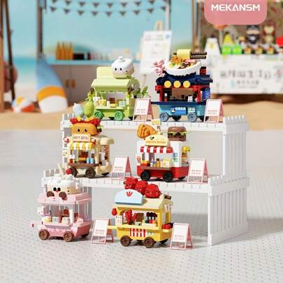 Đồ chơi xếp hình mini, mô hình xe hơi, thích hợp bán ở các quầy hàng rong; cũng có thể dùng làm đồ trang trí phòng khách hoặc quà tặng bạn bè.