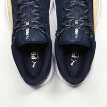 Puma Lightweight Retro Running Shoes, Unisex Sports Casual Shoes - Navy Blue -  - Tan - Puma White - View 6