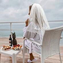 准新娘绶带头纱单身派对配饰、新娘送礼会装饰、新娘订婚礼物