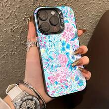 Pretty Beach Fish Print Element-Design Phone Case, Suitable For IPhone Models 16, 15, 14 Pro Max, 13, 12, 11, XR, XS Plus Phone Cases, Made Of TPU Silicone Material, Providing Shock And Drop Protection, With Drop Protection Function, And Has A Very Good Hand Feel. It Is The Most Suitable Gift For Family, Friends, And Loved Ones. - Black LB22 - View 2