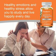 L-Theanine Dietary Supplement - With 200 Mg Of L-Theanine And 100 Mg Of N-Acetylcysteine ​​(NAC) - Supports Cardiovascular Health, Relieves Stress - 120 Capsules, 60-Day Supply - 1瓶 - 查看 7