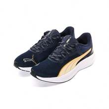 Puma Lightweight Retro Running Shoes, Unisex Sports Casual Shoes - Navy Blue -  - Tan - Puma White - View 1