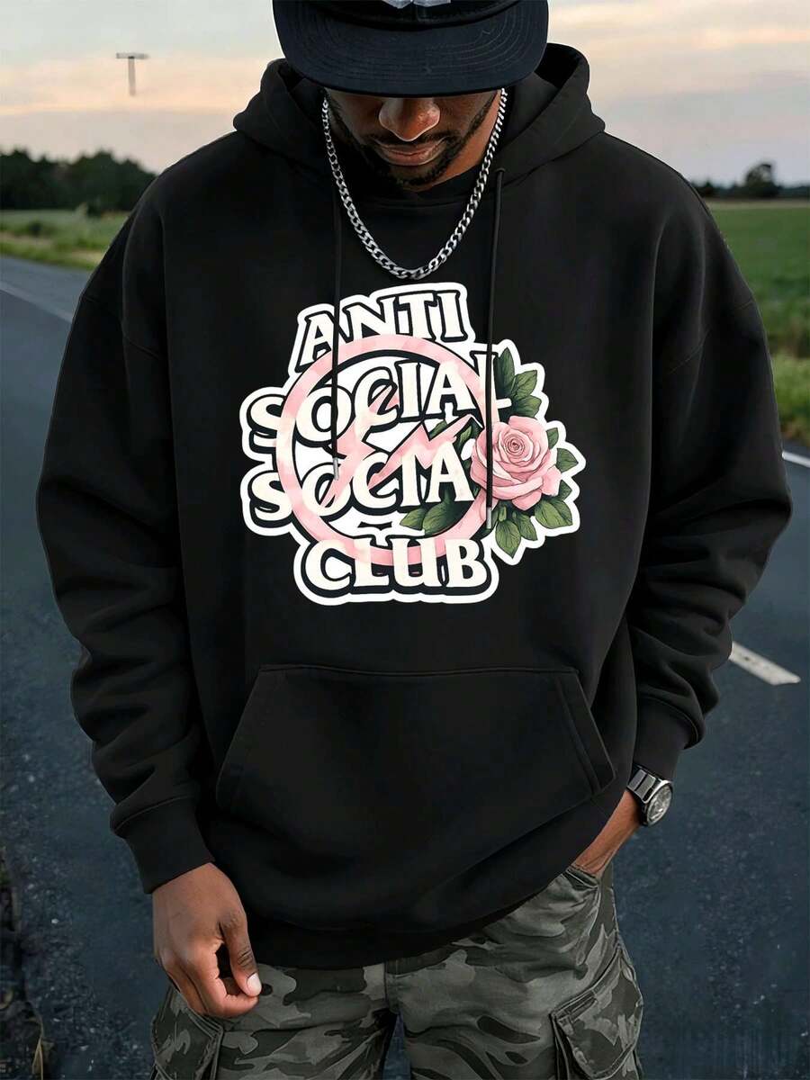 Men Sports Sweatshirts - Black - View 1