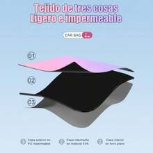 Asiento Desmontable y Maleta 2 en 1 para Scooter eléctrico 8.5" 20L Resistente e Impermeable Ideal para Adultos y jóvenes en Viajes Largos Ciudad o recreación - como en la foto - Ver 4