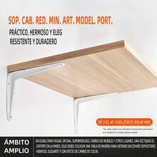 2 Soportes de Hierro para Estantes: Soportes de Soporte en Forma de L, Adecuados para Estantes de Pared, Soportes de Fijación de Ángulo Recto de Alta Resistencia