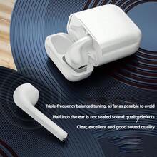 REMAX PD-BT260 Wireless Bluetooth Earphones, Stable Bluetooth Connection, Type-C Charging, Long-Lasting Battery Life, Lightweight Semi-In-Ear Design, Easy To Carry, White - White - View 5