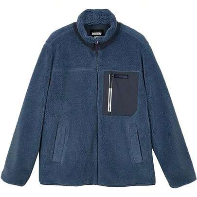 Skechers Ny herrjacka med sherpa-effekt och casual-modell