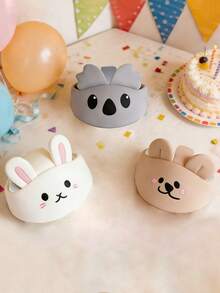 Cute Bear Anti-Fall Hat, Baby Toddler Walker Hat, Anti-Collision Protective Headgear For Children Aged 10-36 Months - Gray Koala - View 4