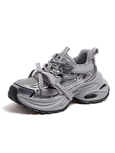 CAMEL CROWN Women's Thick-Soled Sneakers, Outdoor Fall And Winter Padded And Thickened Sole Heightened Models, Non-Slip Breathable Shock-Absorbing Casual Sports Shoes