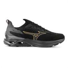 B2 Online Mizuno Wave Mirai 7 Men's Tennis Shoes, 100% Original, With Invoice And Warranty. - Đen / Vàng - Xem 1