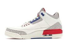Air Jordan 3 Retro 'International Flight' White Sail Sport-Royal-Fire-Red Sneakers Men 136064-140 - Nhiều màu - Xem 5