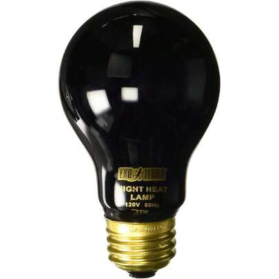 Hagen Night Glo Lámpra Foco Incandescente Luz Nocturna para Terrarios Reptiles con 75 Watts,39838685