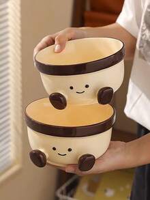 1 chiếc bát sứ nhỏ xinh có chân đế, thích hợp dùng làm bát súp, bát salad trái cây, bát mì ramen, bát phục vụ tại nhà hàng, khách sạn, quán cà phê. - Nhiều màu - Xem 6