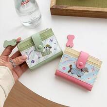 New Dachshund Wallet Large Capacity Short Wallet Cute Coin Purse Birthday Gift For Women Wallet Mini Wallet Purse Wallet Small Wallet Cute Wallet Wallet Mothers Day Gift Cruise Essential Cute Stuff Money Clip - Multicolor - View 3
