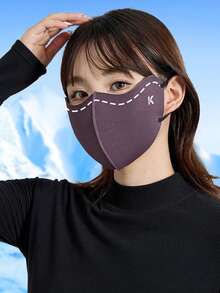 New Cute Plaid Waterproof Warm Mask, Breathable Cold-Proof Face Cover, Unisex, Suitable For Autumn/Winter, Dust-Proof, Cycling, Multi-Color Options - Great Gift For Mother's Day, Father's Day, Music Festival, Bonfire Party, Halloween, Christmas, Valentine's Day, New Year And Other Holidays - Multicolor - View 3