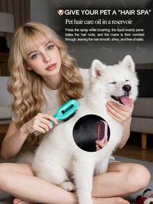 WANMEI 2-In-1 Spray Hair Brush, Transparent White, Mist Spray Brush, Built-In Water Tank, Soft & Flexible Bristles, Dry & Wet Styling Spray Brush, Suitable For Curly, Straight & Wavy Hair, Moisturizing Hair Brush, Curling Brush, Detangling Brush, Women Hair Brush, Hairstyling, Travel, Hair Care Products, Hair Tools, Hair Accessories, Hairstylist, Hair Salon, Hair Styling Equipment - 粉色 - 查看 11