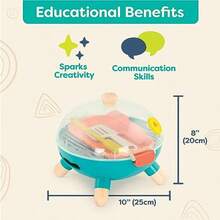 NEW B. Toys BBQ Grill Play Set Toy Grill and Play Food Barbecue Role-Play Set For Pretend Cooking Toys 3 Years + Mini Chef - BBQ Grill Playset - como en la foto - Ver 5