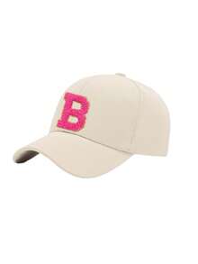 1pc Women's A-Z Letter Adjustable Baseball Cap, Casual Breathable Sun Protection Hat, Suitable For Spring/Summer Outdoor Matching And Gifts - Beige - View 9
